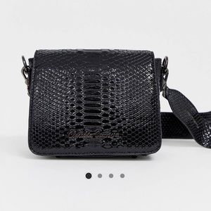 Claudia Canova snake cross body bag with strap